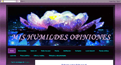 Desktop Screenshot of mishumildesopiniones.com